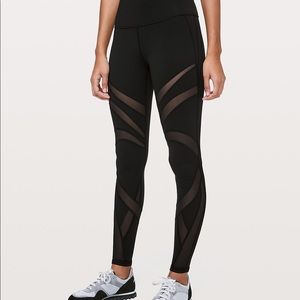 Lululemon Wunder Under High Rise Tight 28” Mesh 2